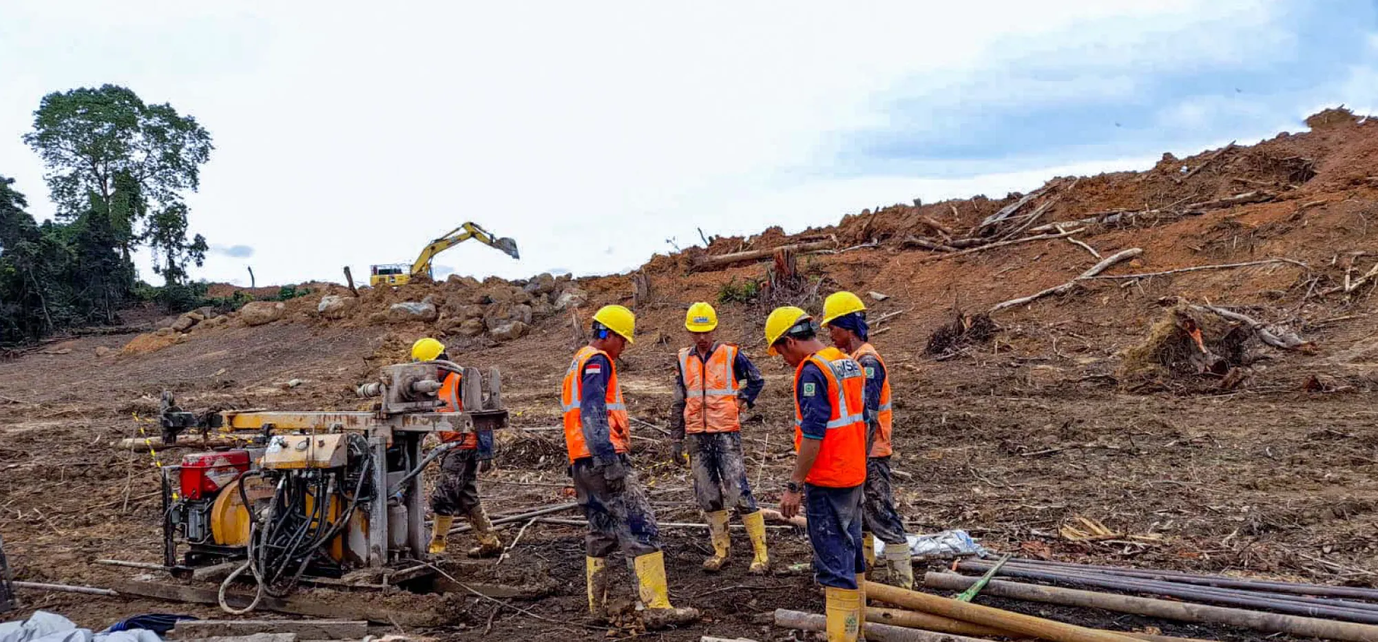 Pembangunan Suspension Bridge PMO-BMO