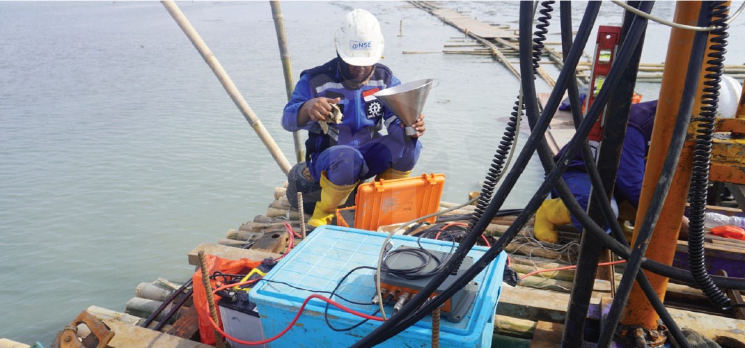 Soil Investigation at Kalibaru New Port Project 4